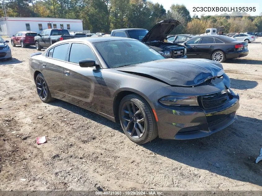 2020 Dodge Charger Sxt Rwd VIN: 2C3CDXBG0LH195395 Lot: 40721363