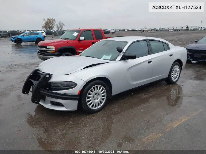 2020 Dodge Charger Police Awd VIN: 2C3CDXKTXLH127523 Lot: 40746645