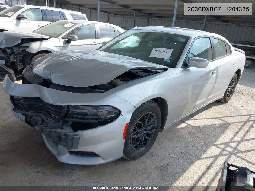 2020 Dodge Charger Sxt Rwd VIN: 2C3CDXBG7LH204335 Lot: 40766810