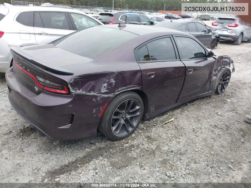 2020 Dodge Charger Scat Pack Rwd VIN: 2C3CDXGJ0LH176320 Lot: 40854174