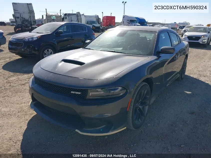 2C3CDXCT6MH590324 2021 Dodge Charger R/T