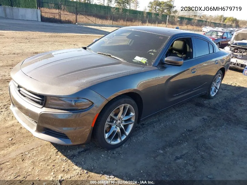 2021 Dodge Charger Sxt Awd VIN: 2C3CDXJG6MH679719 Lot: 38668716