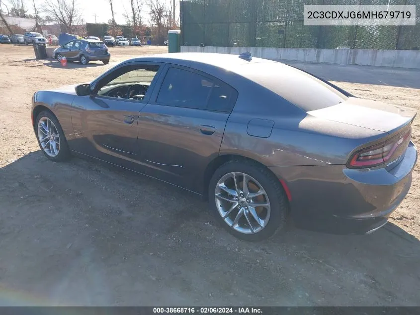 2021 Dodge Charger Sxt Awd VIN: 2C3CDXJG6MH679719 Lot: 38668716