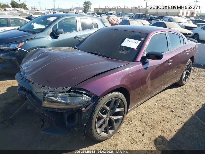 2C3CDXBG9MH652271 2021 Dodge Charger Sxt Rwd