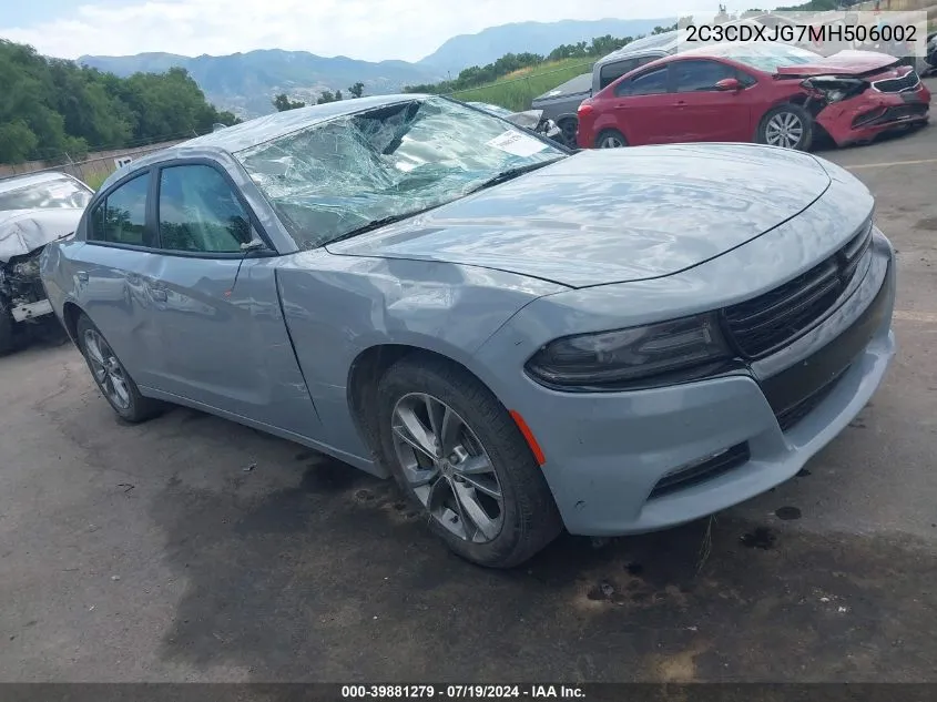 2C3CDXJG7MH506002 2021 Dodge Charger Sxt Awd