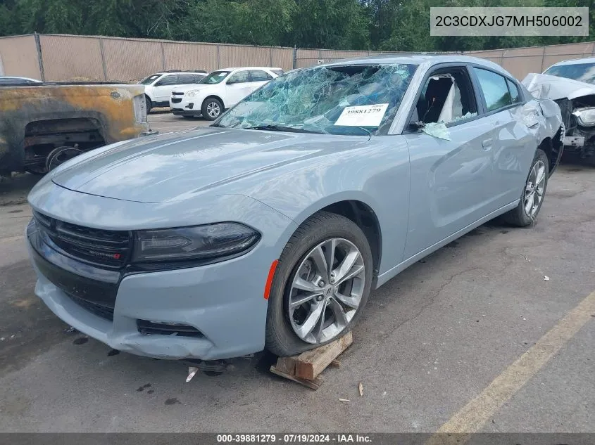 2C3CDXJG7MH506002 2021 Dodge Charger Sxt Awd