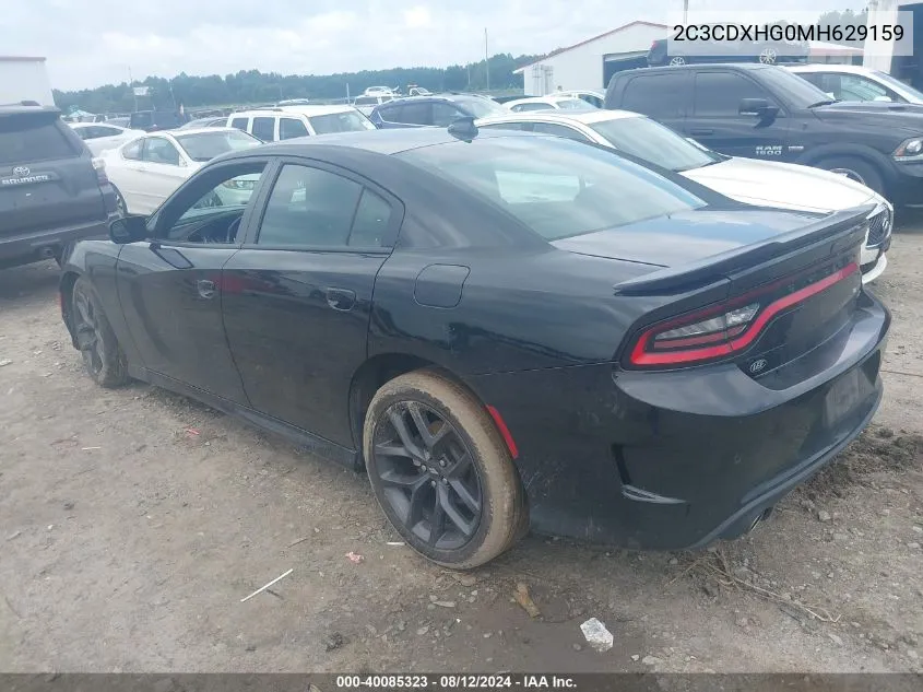 2C3CDXHG0MH629159 2021 Dodge Charger Gt Rwd