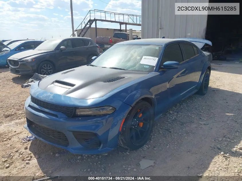 2021 Dodge Charger Srt Hellcat Redeye Widebody Rwd VIN: 2C3CDXL90MH615285 Lot: 40151734