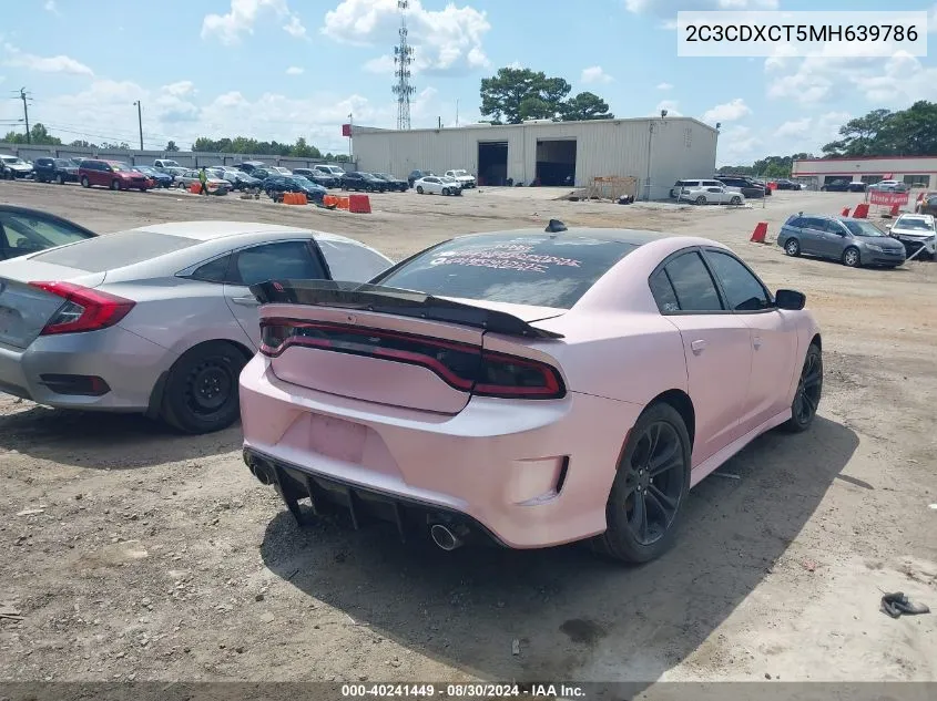 2021 Dodge Charger R/T Rwd VIN: 2C3CDXCT5MH639786 Lot: 40241449