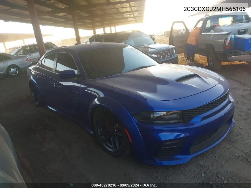 2021 Dodge Charger Scat Pack Widebody Rwd VIN: 2C3CDXGJ2MH565106 Lot: 40270216