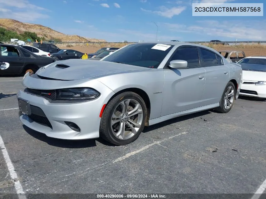 2C3CDXCT8MH587568 2021 Dodge Charger R/T Rwd