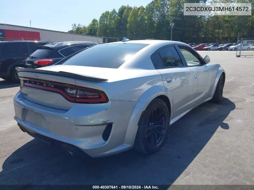 2021 Dodge Charger Scat Pack Widebody Rwd VIN: 2C3CDXGJ3MH614572 Lot: 40307641