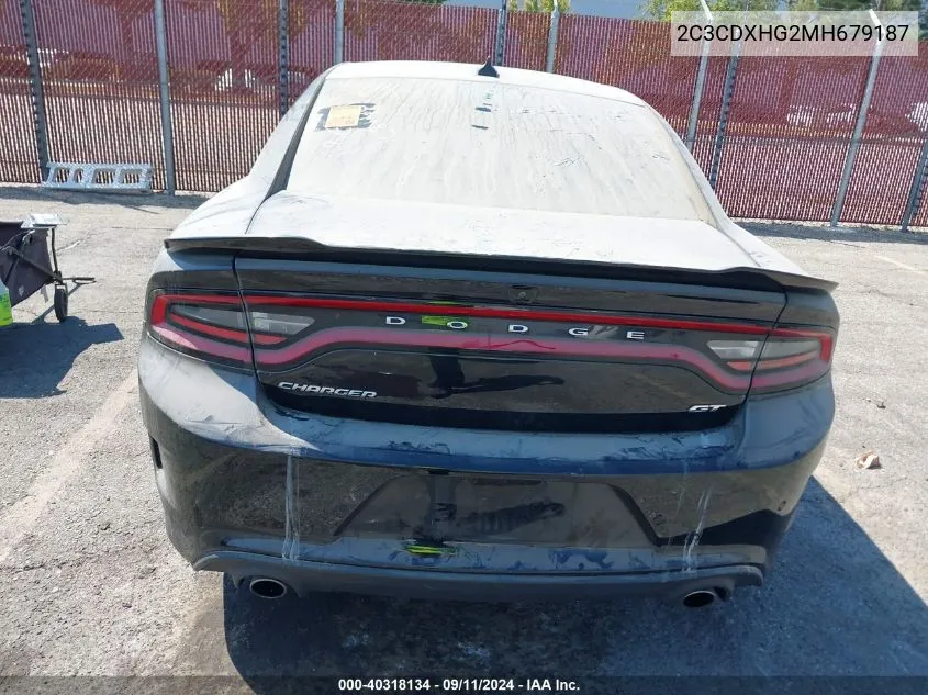 2C3CDXHG2MH679187 2021 Dodge Charger Gt Rwd