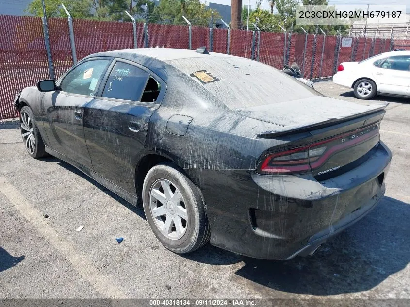 2021 Dodge Charger Gt Rwd VIN: 2C3CDXHG2MH679187 Lot: 40318134