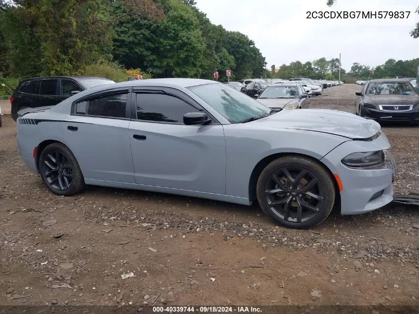 2C3CDXBG7MH579837 2021 Dodge Charger Sxt