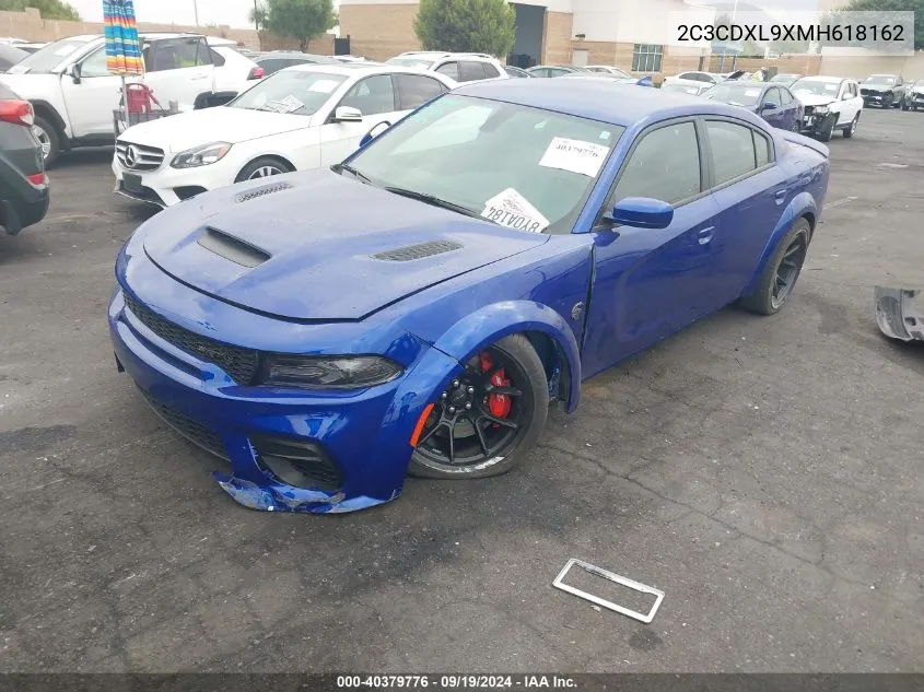 2021 Dodge Charger Srt Hellcat Redeye Widebody Rwd VIN: 2C3CDXL9XMH618162 Lot: 40379776