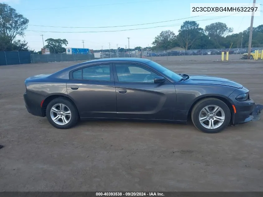 2C3CDXBG4MH632297 2021 Dodge Charger Sxt Rwd