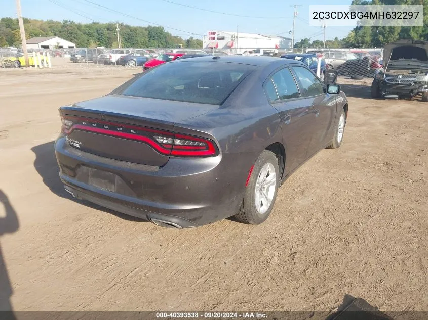 2C3CDXBG4MH632297 2021 Dodge Charger Sxt Rwd