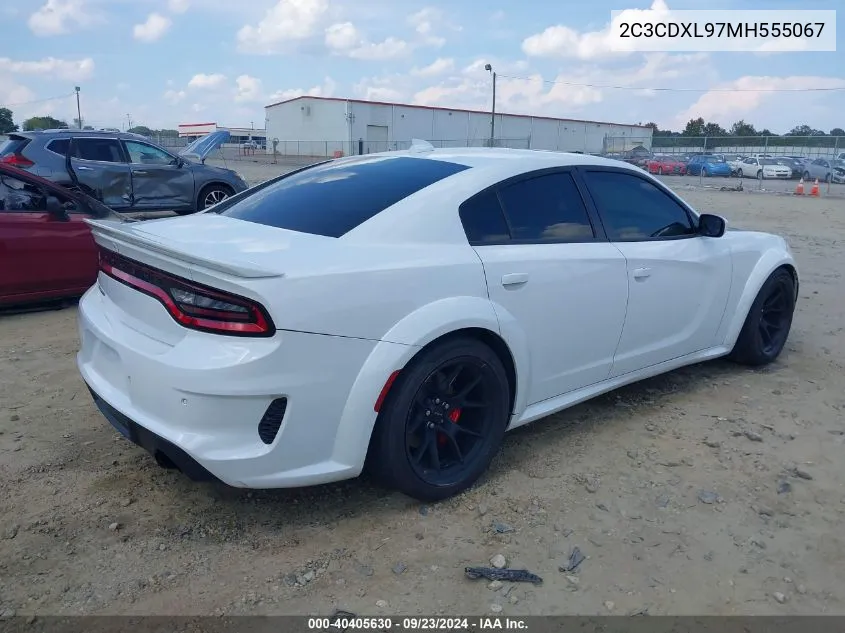 2021 Dodge Charger Srt Hellcat Redeye Widebody Rwd VIN: 2C3CDXL97MH555067 Lot: 40405630