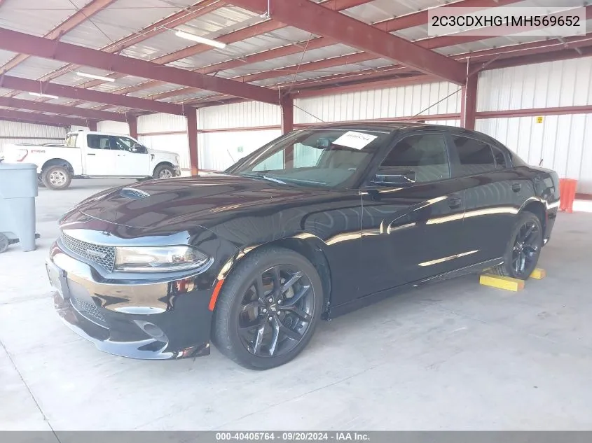 2C3CDXHG1MH569652 2021 Dodge Charger Gt Rwd