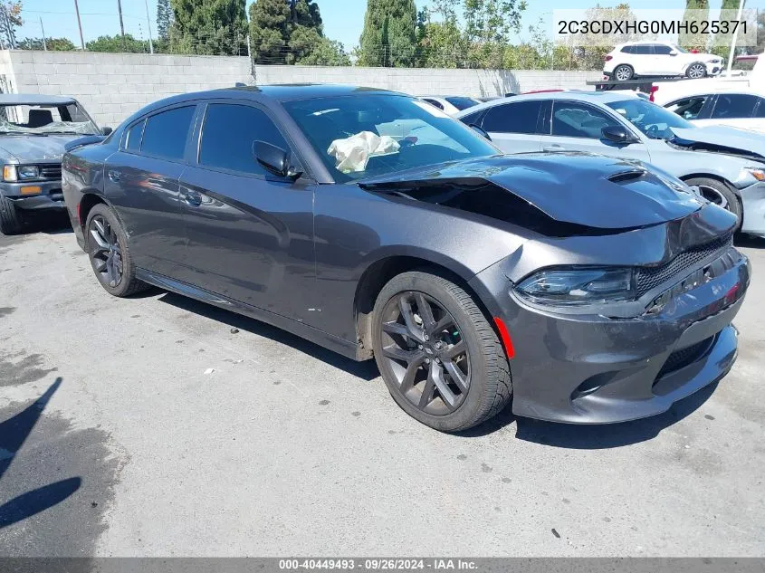 2021 Dodge Charger Gt Rwd VIN: 2C3CDXHG0MH625371 Lot: 40449493