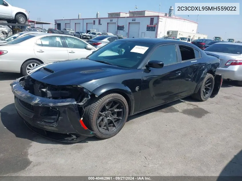 2021 Dodge Charger Srt Hellcat Redeye Widebody Rwd VIN: 2C3CDXL95MH559022 Lot: 40462961