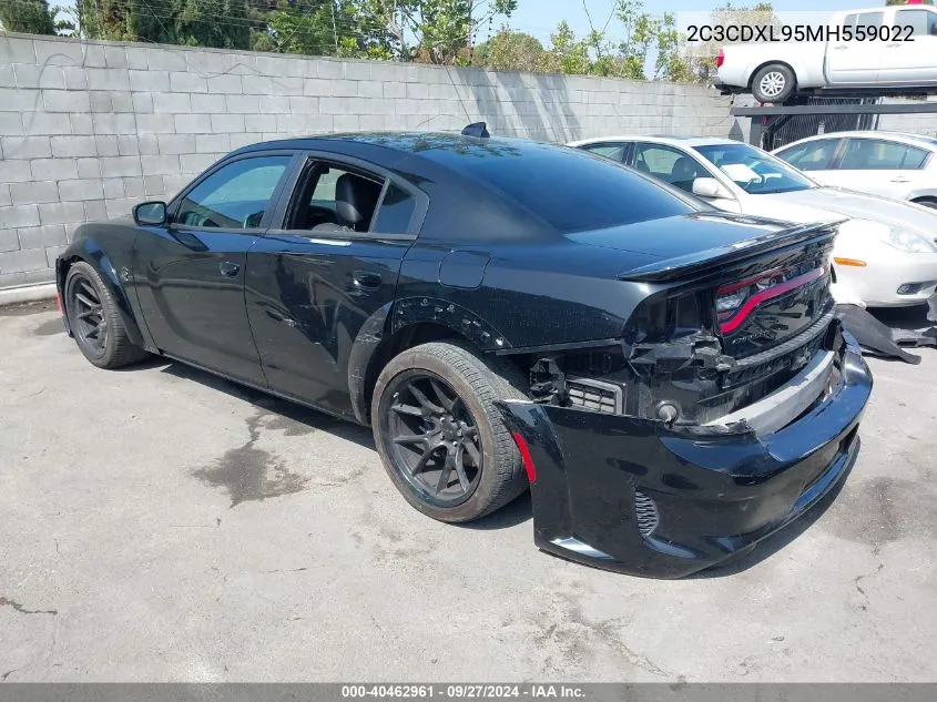 2021 Dodge Charger Srt Hellcat Redeye Widebody Rwd VIN: 2C3CDXL95MH559022 Lot: 40462961