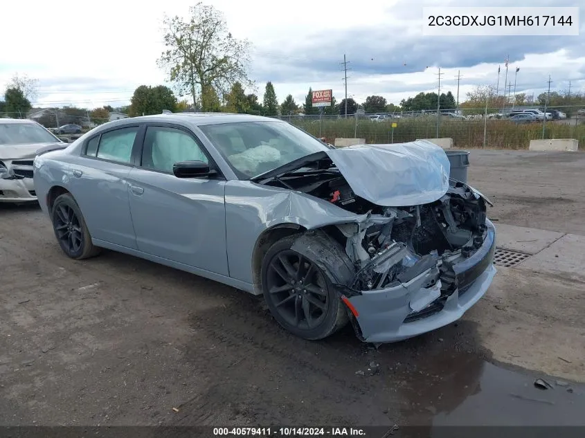 2021 Dodge Charger Sxt Awd VIN: 2C3CDXJG1MH617144 Lot: 40579411