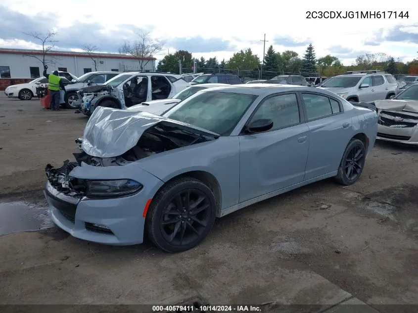 2021 Dodge Charger Sxt Awd VIN: 2C3CDXJG1MH617144 Lot: 40579411