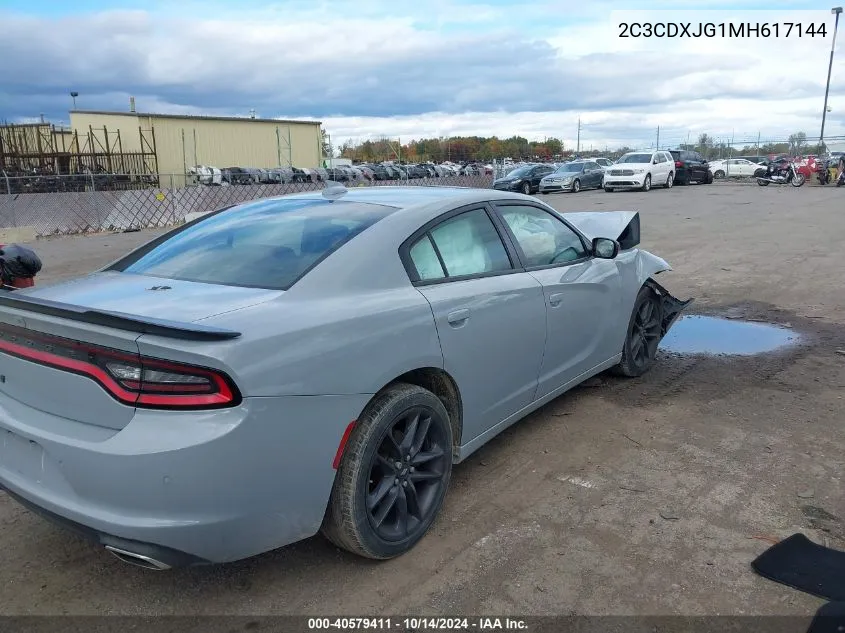 2021 Dodge Charger Sxt Awd VIN: 2C3CDXJG1MH617144 Lot: 40579411