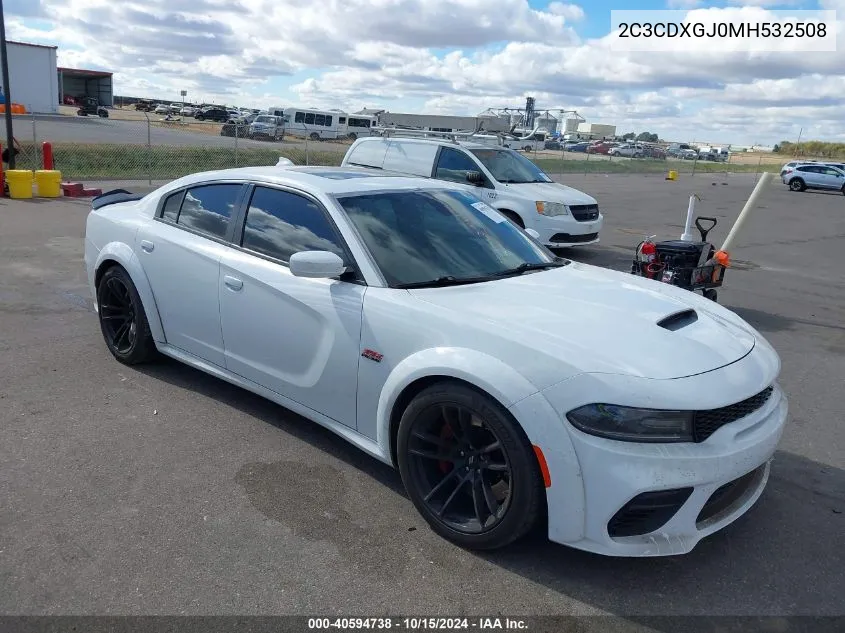 2021 Dodge Charger Scat Pack Widebody Rwd VIN: 2C3CDXGJ0MH532508 Lot: 40594738