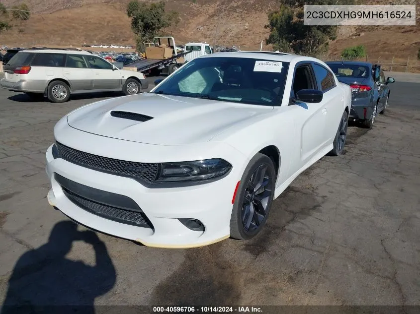 2021 Dodge Charger Gt Rwd VIN: 2C3CDXHG9MH616524 Lot: 40596706