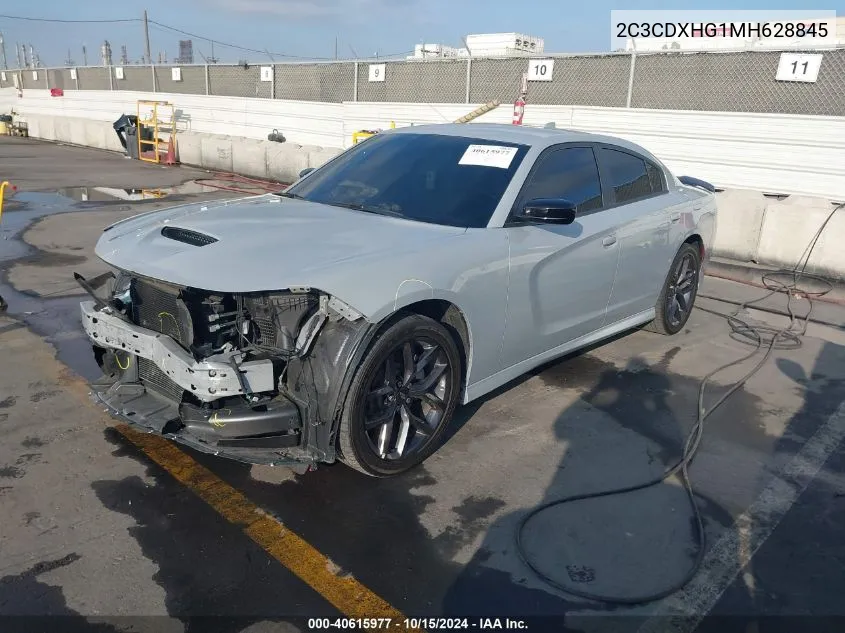 2021 Dodge Charger Gt Rwd VIN: 2C3CDXHG1MH628845 Lot: 40615977