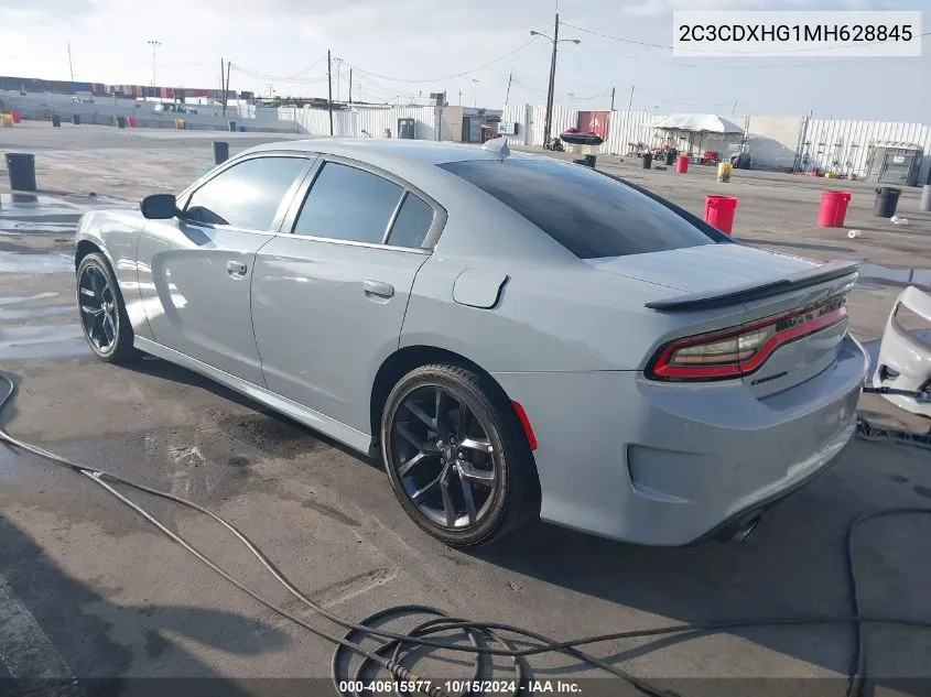 2021 Dodge Charger Gt Rwd VIN: 2C3CDXHG1MH628845 Lot: 40615977