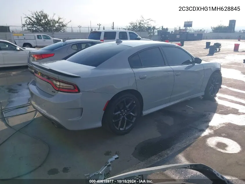 2021 Dodge Charger Gt Rwd VIN: 2C3CDXHG1MH628845 Lot: 40615977