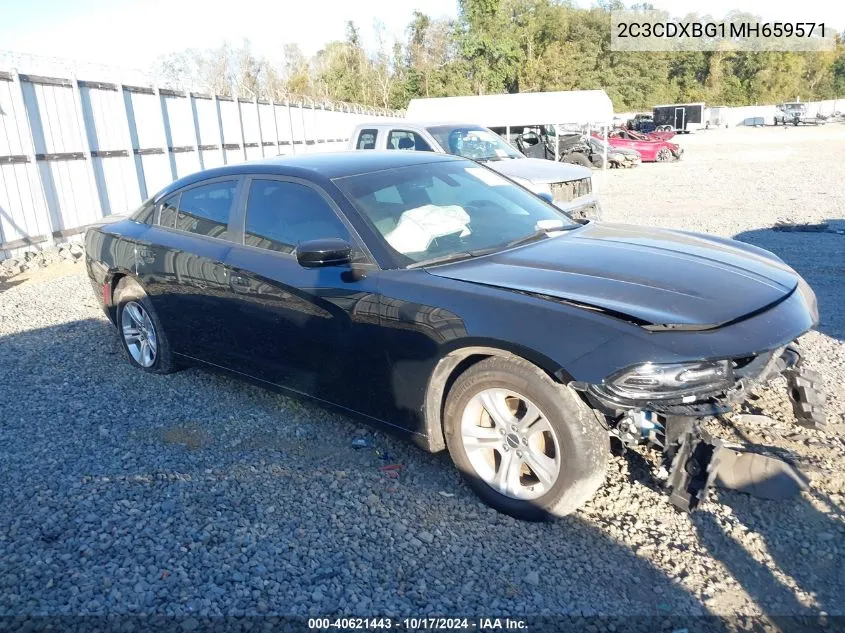 2021 Dodge Charger Sxt Rwd VIN: 2C3CDXBG1MH659571 Lot: 40621443