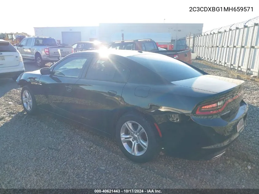 2C3CDXBG1MH659571 2021 Dodge Charger Sxt Rwd