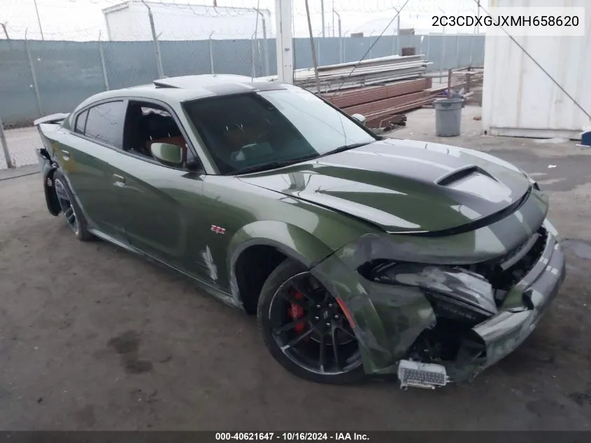 2021 Dodge Charger Scat Pack Widebody Rwd VIN: 2C3CDXGJXMH658620 Lot: 40621647