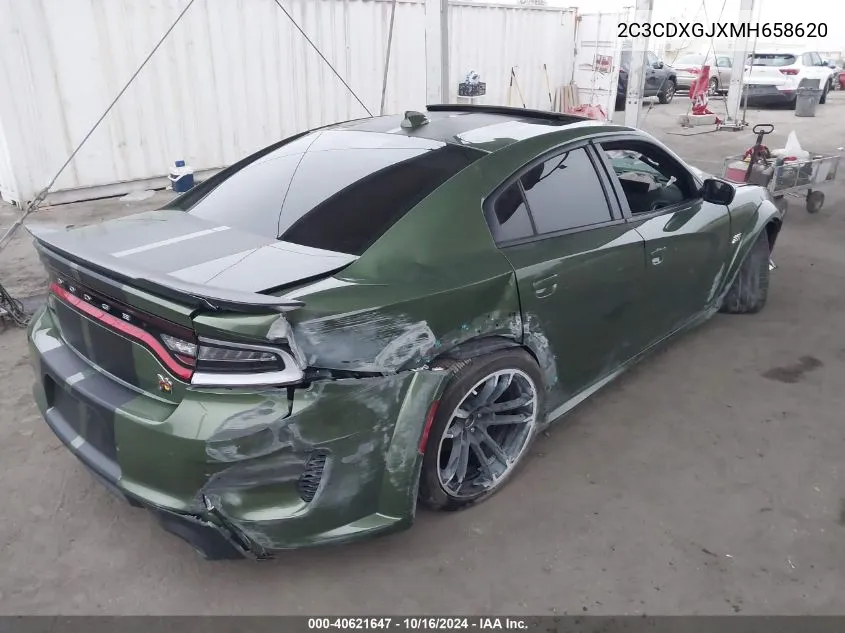 2021 Dodge Charger Scat Pack Widebody Rwd VIN: 2C3CDXGJXMH658620 Lot: 40621647