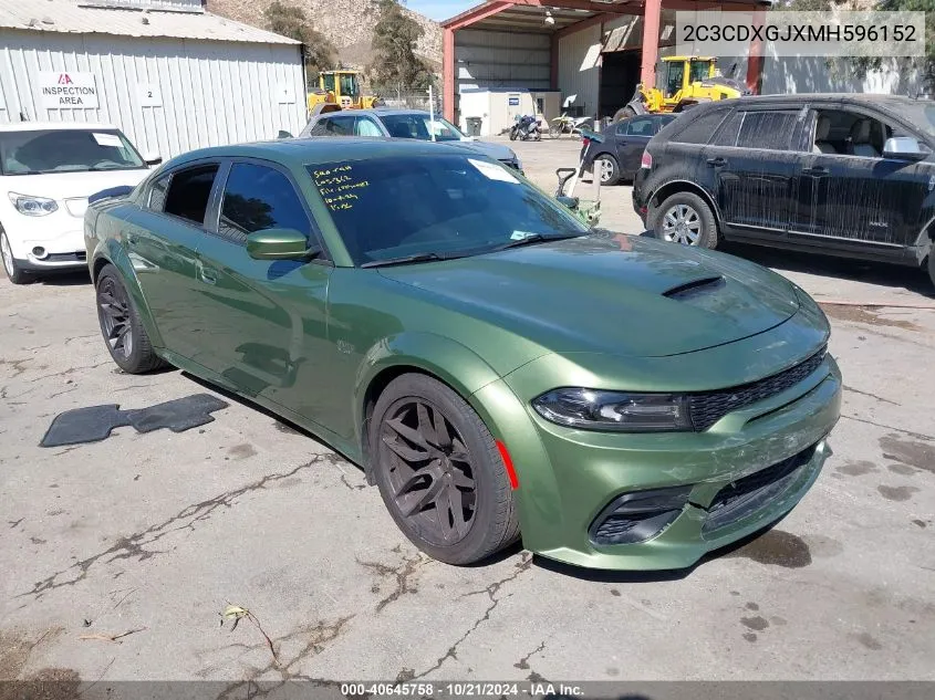 2021 Dodge Charger Scat Pack VIN: 2C3CDXGJXMH596152 Lot: 40645758