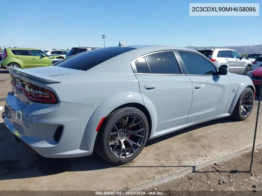 2021 Dodge Charger Srt Hellcat Widebody Rwd VIN: 2C3CDXL90MH658086 Lot: 40655769