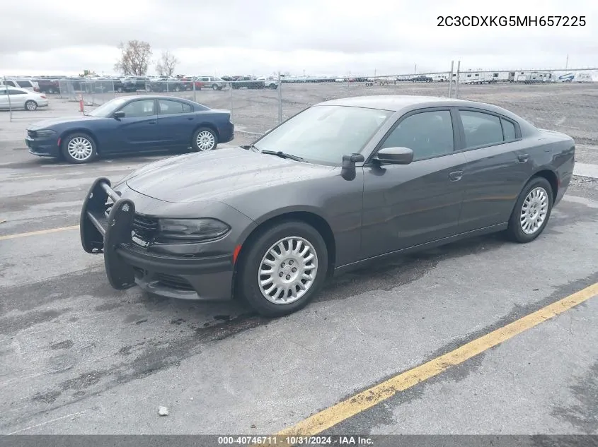 2021 Dodge Charger Police Awd VIN: 2C3CDXKG5MH657225 Lot: 40746711