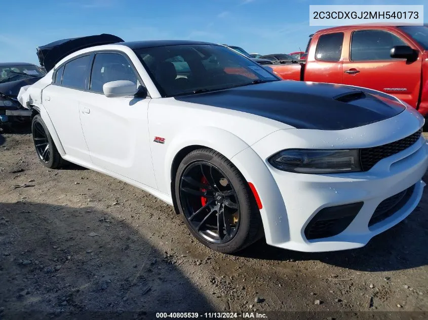 2021 Dodge Charger Scat Pack Widebody Rwd VIN: 2C3CDXGJ2MH540173 Lot: 40805539