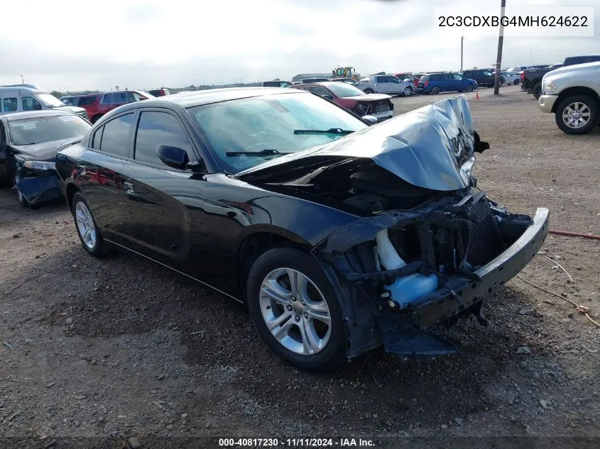 2021 Dodge Charger Sxt Rwd VIN: 2C3CDXBG4MH624622 Lot: 40817230