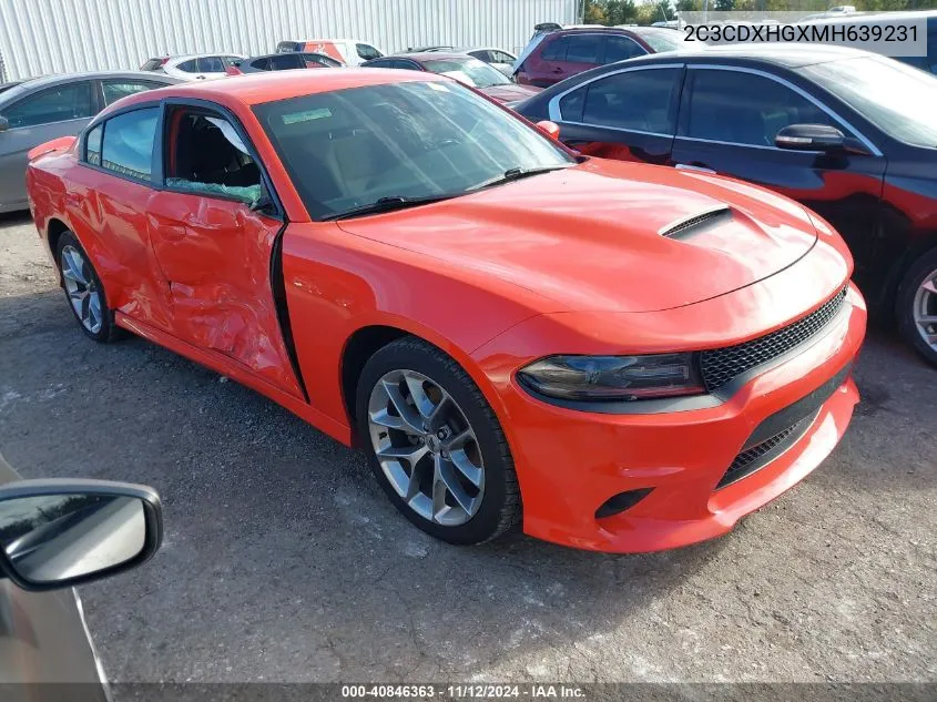 2021 Dodge Charger Gt Rwd VIN: 2C3CDXHGXMH639231 Lot: 40846363