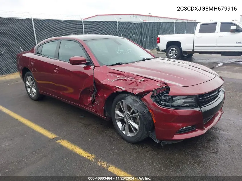 2021 Dodge Charger Sxt Awd VIN: 2C3CDXJG8MH679916 Lot: 40893464