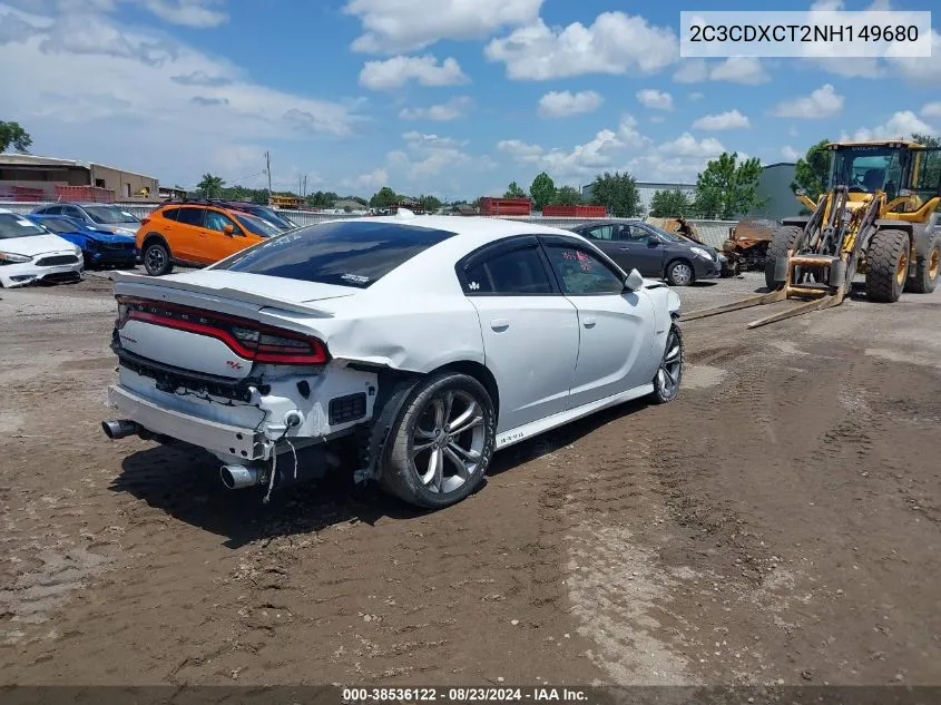 2022 Dodge Charger R/T VIN: 2C3CDXCT2NH149680 Lot: 38536122