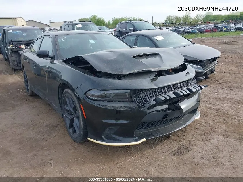 2C3CDXHG9NH244720 2022 Dodge Charger Gt Rwd