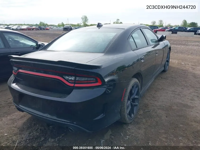 2C3CDXHG9NH244720 2022 Dodge Charger Gt Rwd