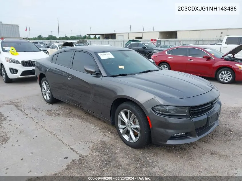 2022 Dodge Charger Sxt Awd VIN: 2C3CDXJG1NH143486 Lot: 39446208